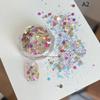 1Box Heart Star Colorful Nail Glitter Dopamine 3D Nail Art Charm Decoration Jewelry Manicure Accessory