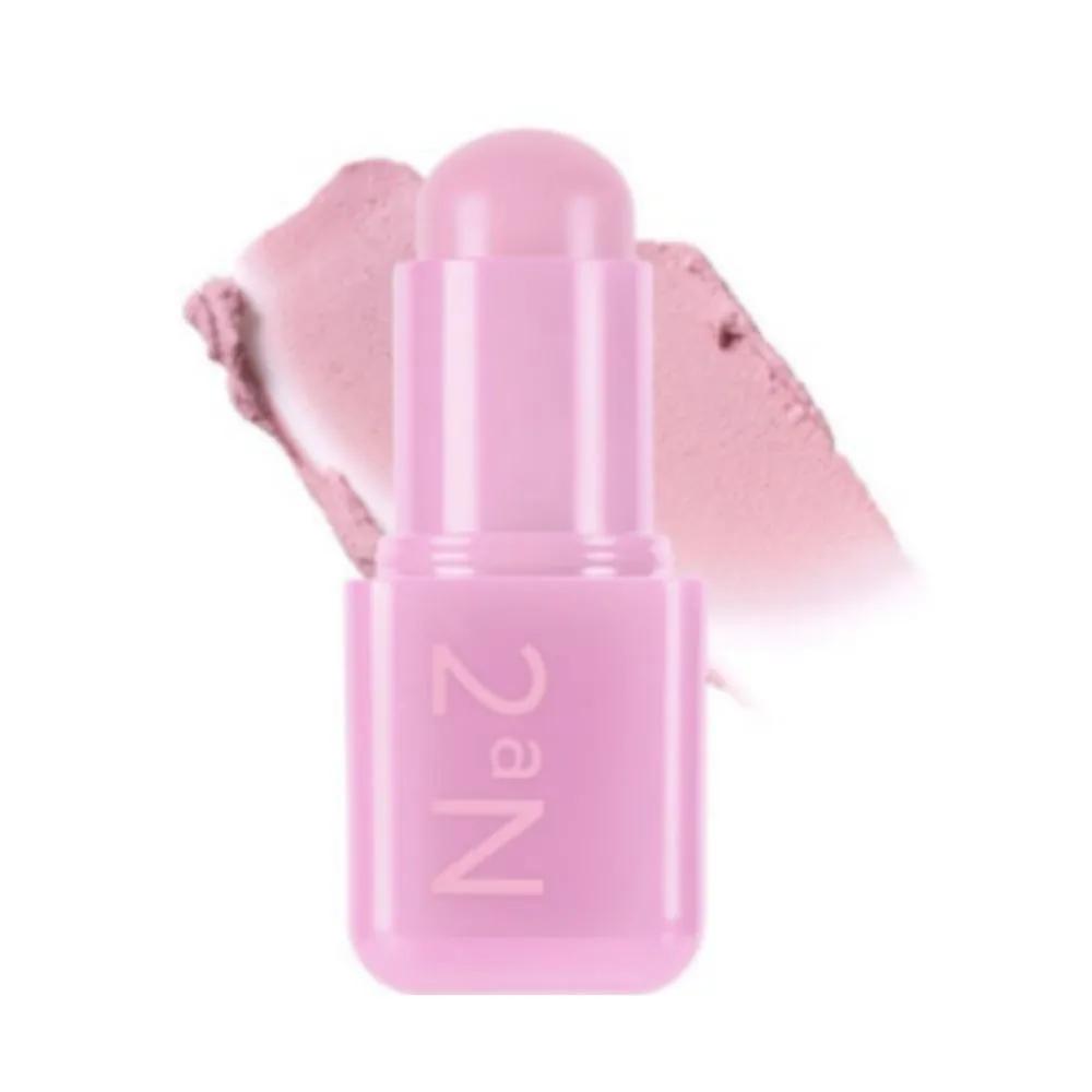 2aN Cheek Cool Tone Cat Cotton Blurring Stick 06 Cream Mauve