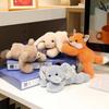 Cute Cute Little Animal Rabbit Fox Doll Plush Toy Golden Retriever Dog Doll Children'S Doll