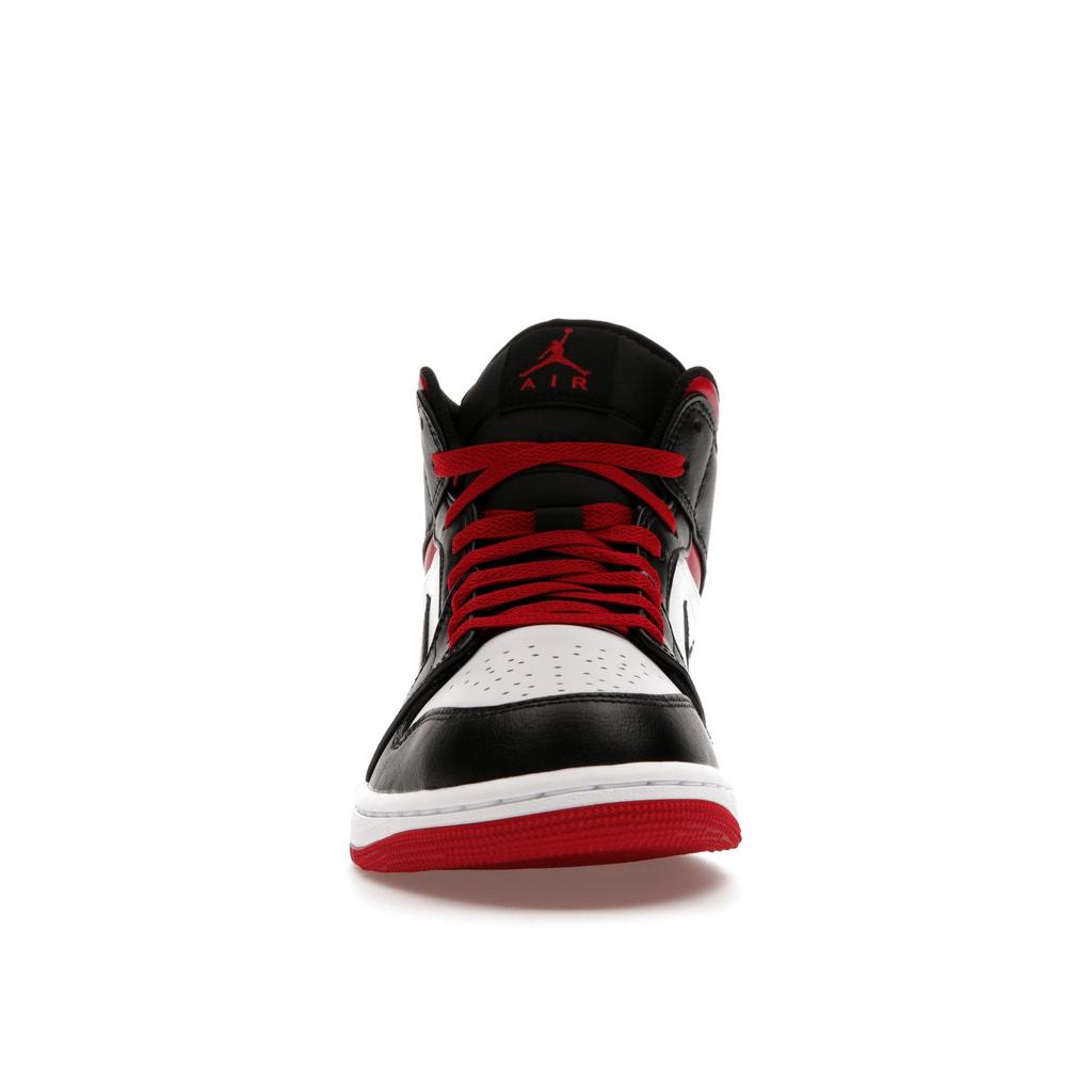 Pánské tenisky Air Jordan 1 Mid Gym Red Black Toe Bílé DQ8426-106