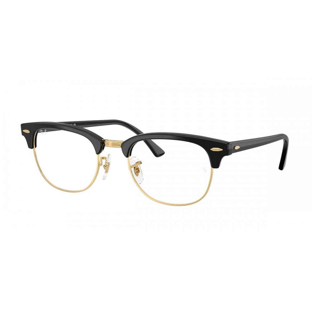 Универсальные очки Ray Ban Clubmaster Rx5154 5784 Black/Gold/53-21-150