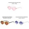New European Style Geometric Sunglasses With Protection For Fashionable Outings And Parties