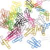 50 Pcs Journal Paper Clips Crosses Shaped Paper Clip Bookmarks Metal Paperclips Creative Planner Clips for Office