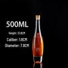 Creative High-End Glass Wine Bottles: 375ml & 500ml for Ice, Red, and Fruit Wines