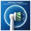Brosse à dents électrique ORAL-B Cross Action - Recharges incluses - Nettoyage journalier - Blanc