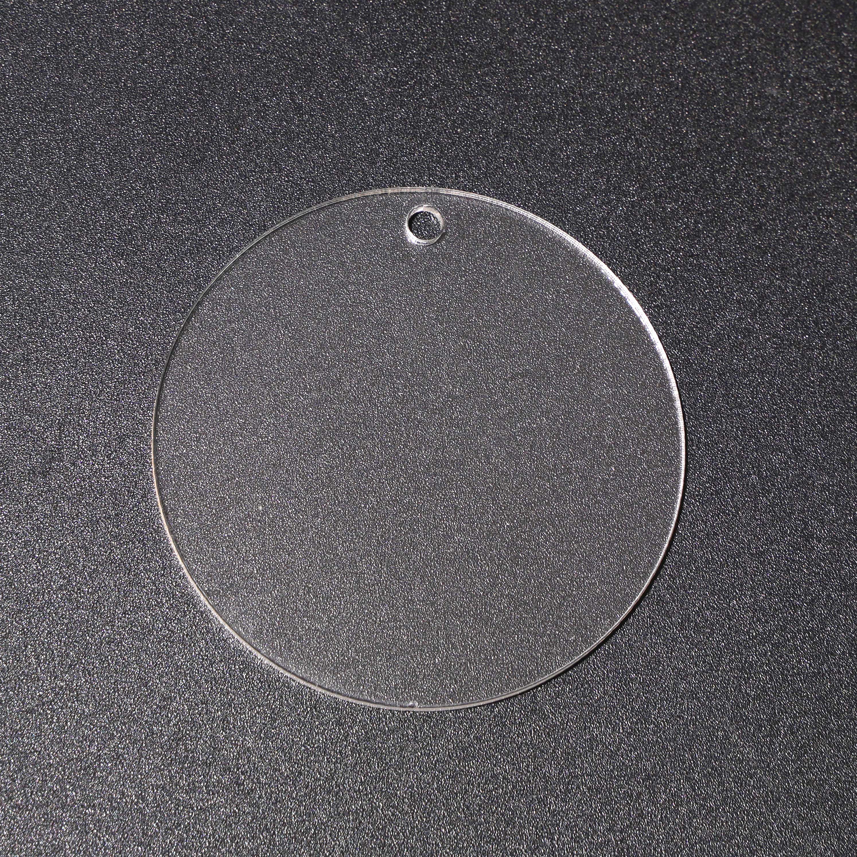 

Акриловий порожній прозорий Guka водонепроникний для дівчинки почерк шкільне канцелярське приладдя DIY брелок для виготовлення ювелірних виробів Rotundity 5cm