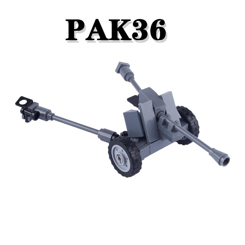 MOC Bricks Toys Military Army Accessories WW2 Soviet Tank Gun Weapons Soldier Figures Building Infantry Rocket Launchers Blocks