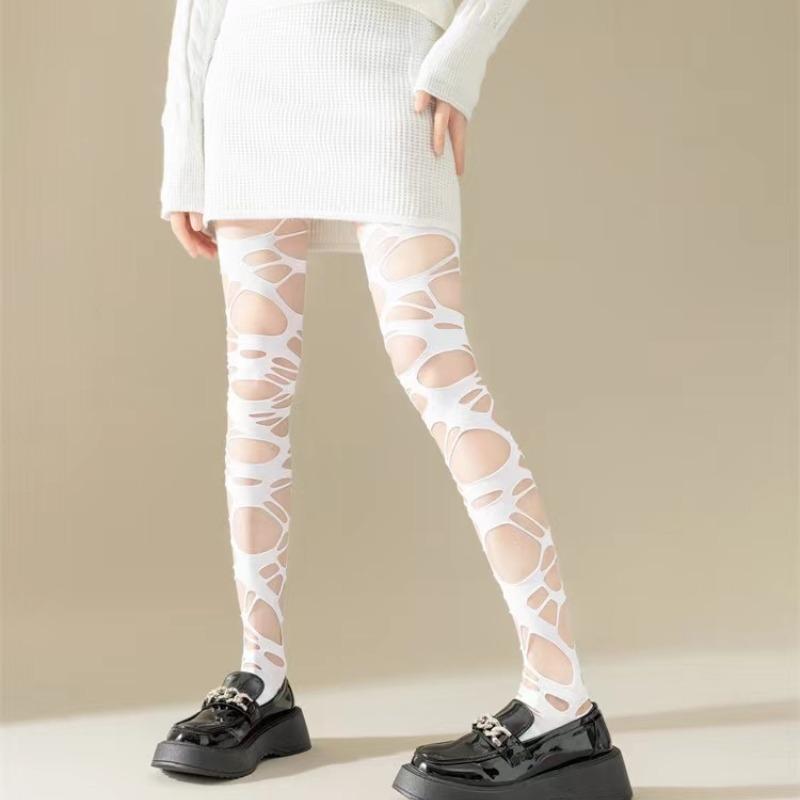 Sexy Body Lingerie Punk Style Sexy Women Stockings Top Garter Belt Thigh Stocking Pantyhose Lolita Uniform Long Sock Medias