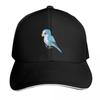 Very Cute Blue Parrot Baseball Cap Vintage Retro Embroidered Lightweight Packable Gift For Him Her