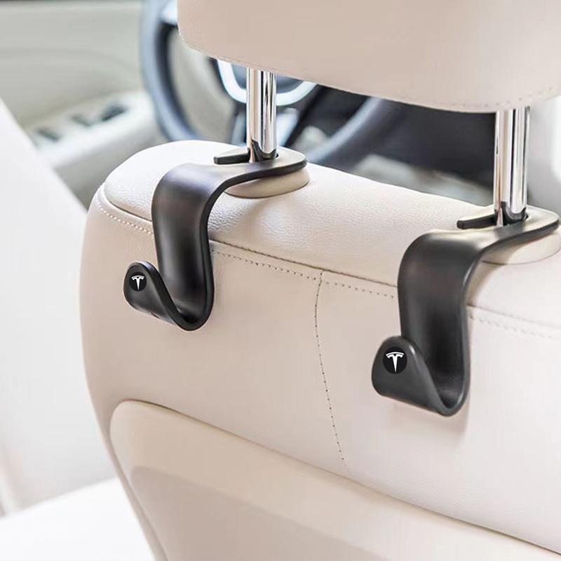 Auto Seat Headrest Hook Storage Hanger Car Interior Accessories For Tesla Model 3 Model S Model X Y Roadster Performance