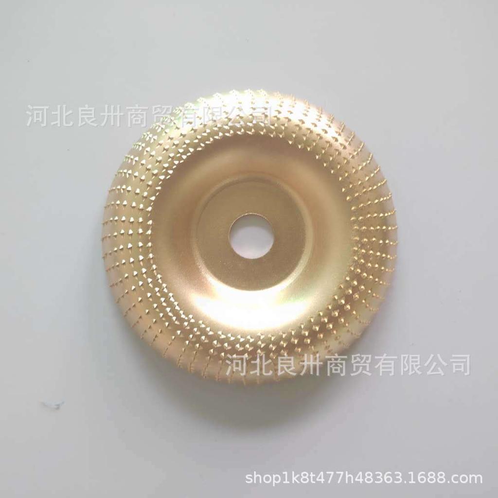 Woodworking Grinding Disc for Angle Grinder Wood Carving Shaping Sanding Disc with Curved Spiked Surface Suitable for Power Tools