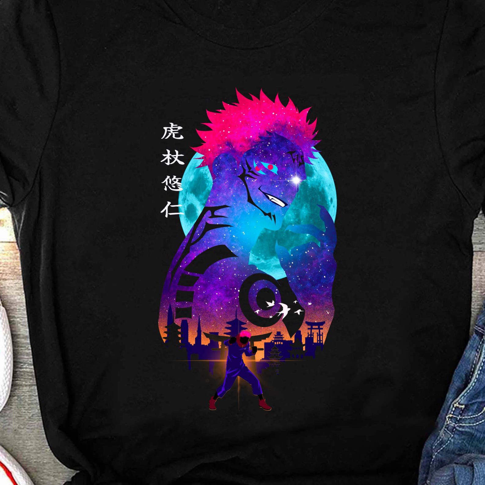 Ryomen Sukuna Jujutsu Kaisen Anime Shirt, JJK Manga Shirt, Satoru Gojo Sorcery Fight, Strongest Sorcerer Sukuna Japanese Tee 2XL