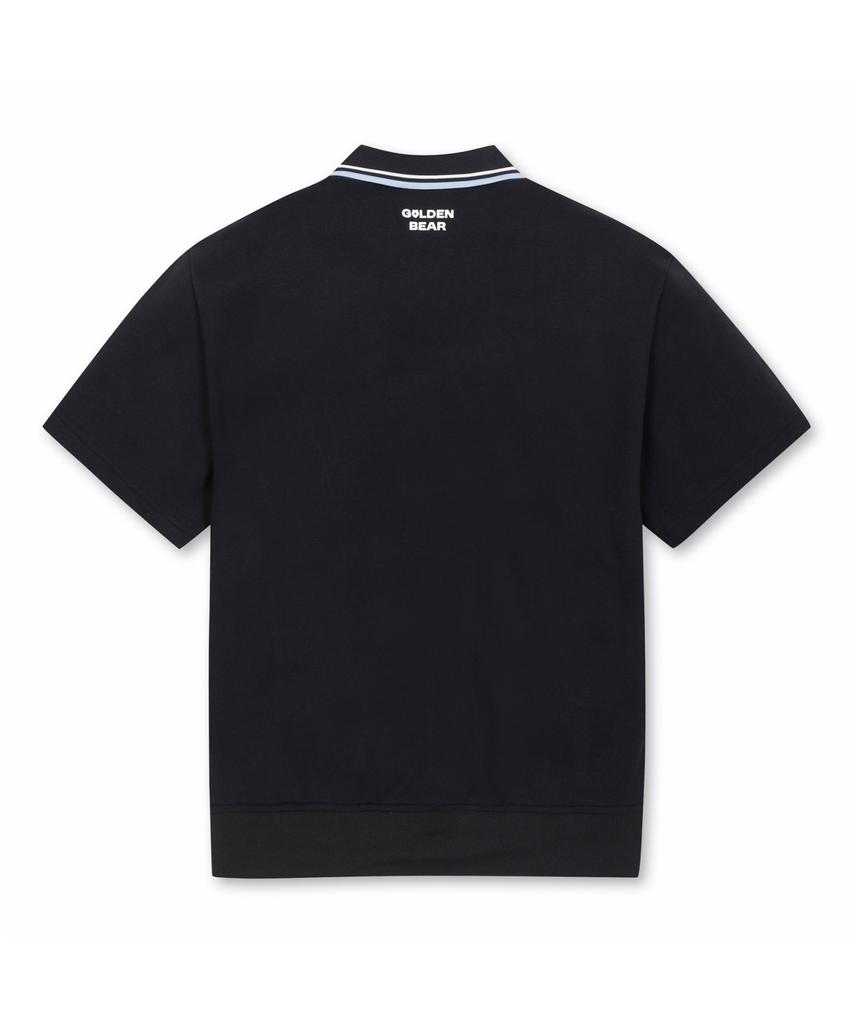 Goldeunbeeo (M) Essential Collar Soft-Touch Sweatshirt G4Tam26261Bkx