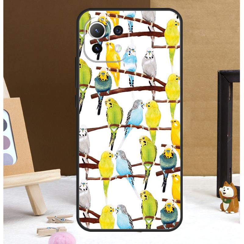 Animal Parrot Bird Case For Xiaomi 14 15 Ultra 13T 14T 15T 17 Pro Max POCO F8 Ultra F5 F6 F7 X5 X6 X7 Pro Cover