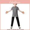 Addams Family Kinder-Jumpsuit Wednesday Pugsley Addams Cosplay Weihnachten Halloween Thema