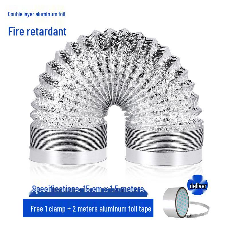 Aluminiumfolie Lüftungsabluftkanal für Badezimmer-Luftaustauscher