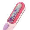 Glitter Rhinestone Tool Safe Kids Hair Gemstone Styling Set with Magnetic Pink Comb 24 Colorful Gem And Clips Creative