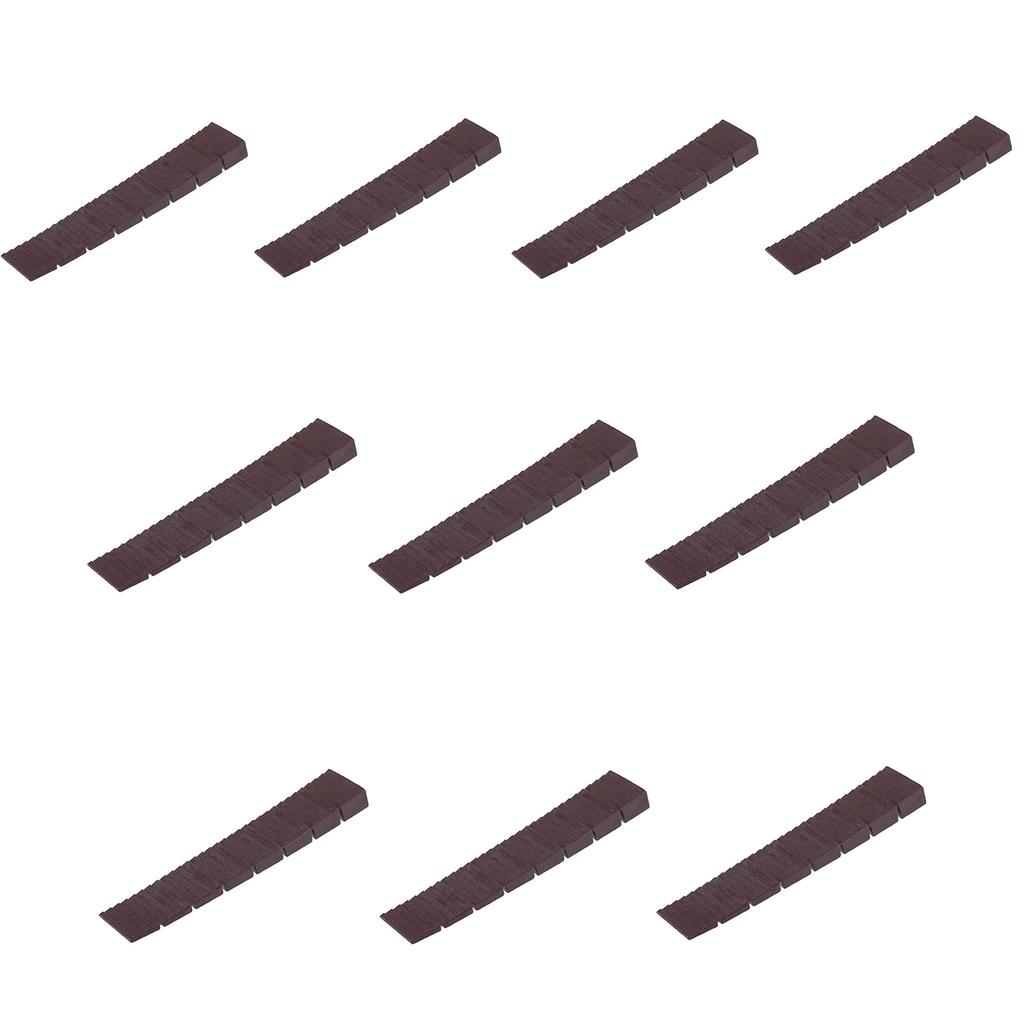10Pieces Practical Furniture Wedges Plastic Shims for Leveling Tables Chairs Fridge Toilet Flexible and Stackabled