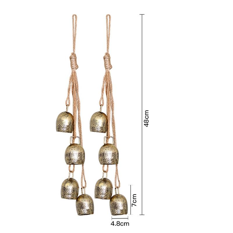 Christmas Cow Bells Rustic Vintage Bell Christmas Decoration Gold Rustic Bells Christmas Tree Hanging