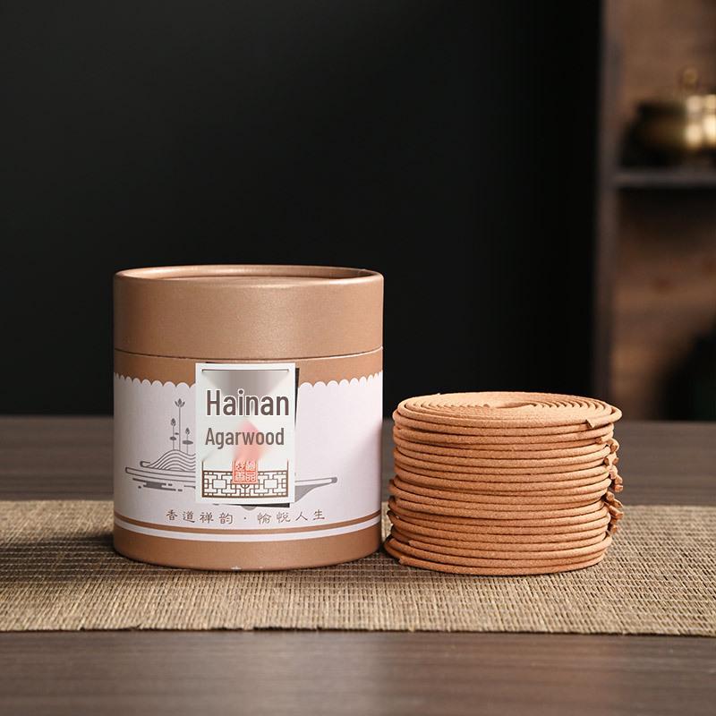 Yabai Agarwood & Mugwort Incense Coils - 48 Discs: Old Mountain Sandalwood for Indoor/Outdoor Odor Removal & Ceremony Use