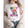 Women'S Short Sleeve T-Shirt with Vibrant Graphic Design and Christian Faith Message, Perfect for Casual Attire or Church Wear