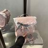 Autumn bag cover square bag lace bow single shoulder diagonal back women's bag fashionable versatile backpack
