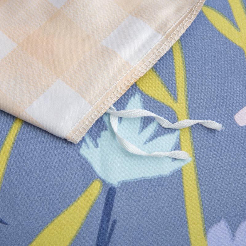 Funda Nórdica de Sábana de Sarga Gruesa Esmerilada Juego de Tres Piezas de Terciopelo Yang de Planta Ropa de Cama para Dormitorio de Estudiantes