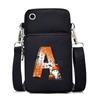 Halloween letter printing trend mobile phone bag vertical square black messenger bag change bag