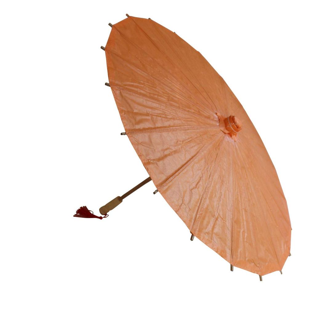 Smiti Japanese Paper Solid 9 60cm Golden Yellow Parasol, Color, Colors, Diameter,