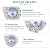 BAMOER 925 Sterling Silver Purple Stone Rose Vine Bead Hollow Rose Pattern Charms for Women Original Bracelet Bangle