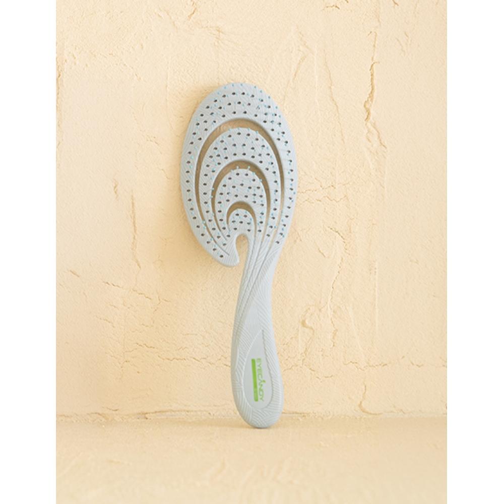 Eye Candy Eco Friendly Detangling Brush Coral Blue