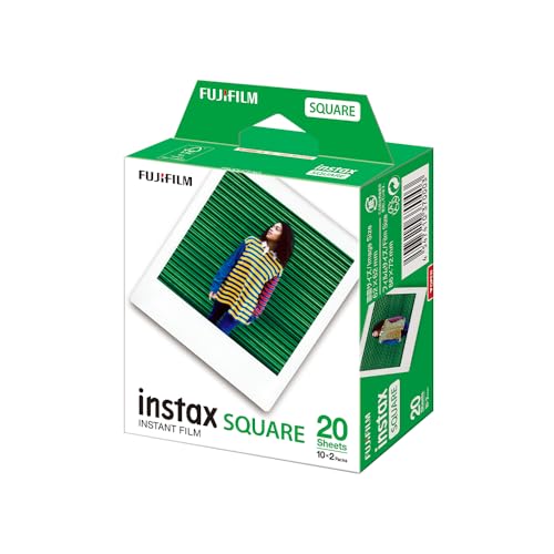Fujifilm Instax Square Format Film, 20 Sheets, Instax Square WW 2