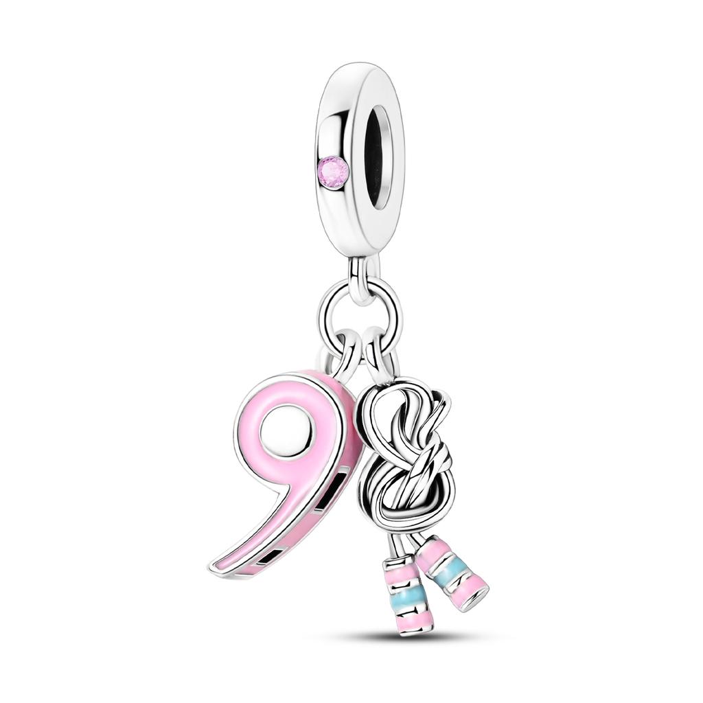 Original Copper Plated Charms Durian Luminous Cat Bear Love For Women Beads Fit Bracelet Necklace Jewelry Making Gift