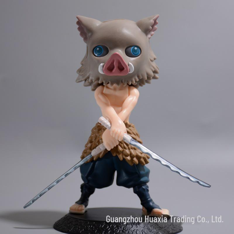 Large Demon Slayer Tanjiro, Zenitsu & Nezuko Car Ornaments Doll Set