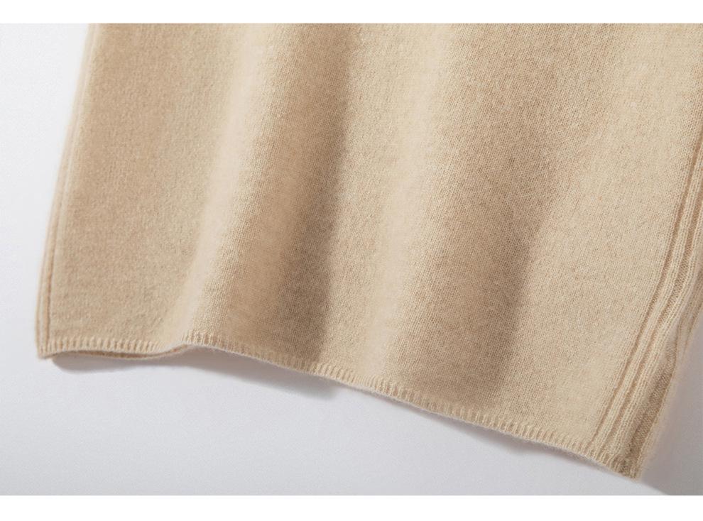 Women's Cashmere V-Neck Ribbed Tank: Autumn/Winter Sleeveless Knit Base Layer with Spaghetti Straps in Solid Colors