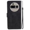 For Nothing Phone (3a) Case PU Leather Wallet Protective Phone Cover Calf Texture