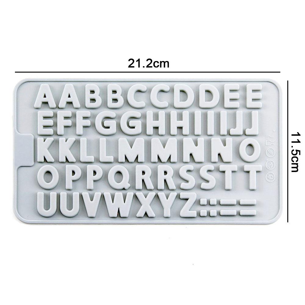 Silicone world DIY Silicone Chocolate Mold 26 Letter Number Chocolate Baking Tools Silicone Cake Mold Jelly Candy Mold 3D Mold