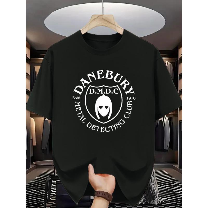 

European sizes Danebury Metal Detecting Club T-Shirt, Vintage Style, Perfect for History Enthusiasts and Metal Detecting Lovers. S чёрный