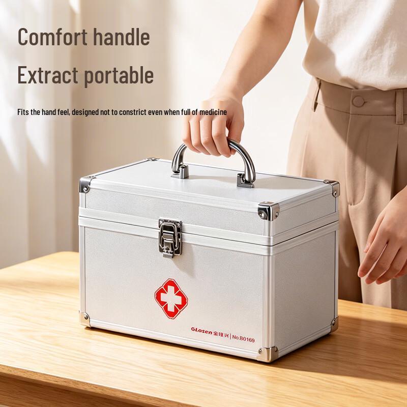 Aluminum Alloy First Aid Medicine Storage Box