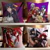 Popular H-HHigh School DxD Cushion Cover Soft Washable Pillow Case Multi-Scene for Couch Bed Travel Office Use