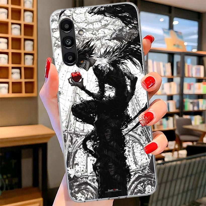 N-Note D-Death Anime Ryuk Phone Case For Samsung Galaxy A17 A37 A57 A16 A26 A36 A56 A15 A25 A35 A55 A14 A24 A34 A54 A13 A23 A33