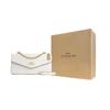 Coach Klare 26 Brand Micro Logo Chain Shoulder Strap Leather Envelope Bag Women Shoulder Bag Chalk-White CBI98-IMCHK
