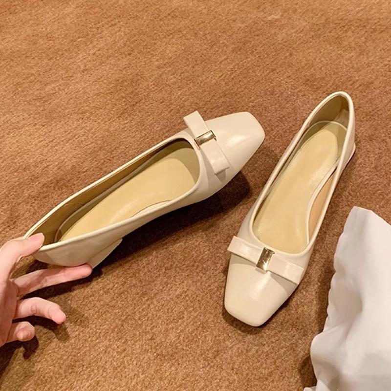 

Модная женская обувь на каблуке Элегантные неглубокие вечерние сандалии Мода Лето 2025 Новые квадратный носок Бренд Лоферы для ходьбы Zapatillas De Mujer 35 бежевый