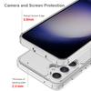 For Samsung Galaxy A37 5G Clear Phone Case TPU+Acrylic Shockproof Phone Back Cover