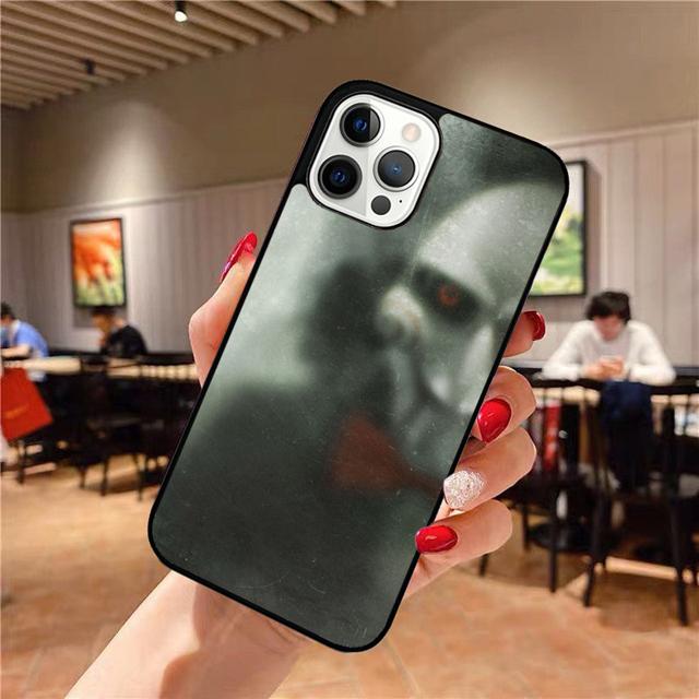 Saw Horror Moive Phone Case Back Cover for iPhone 17 Air 16 15 14 13 11 12 Pro Max Plus Shell Coque