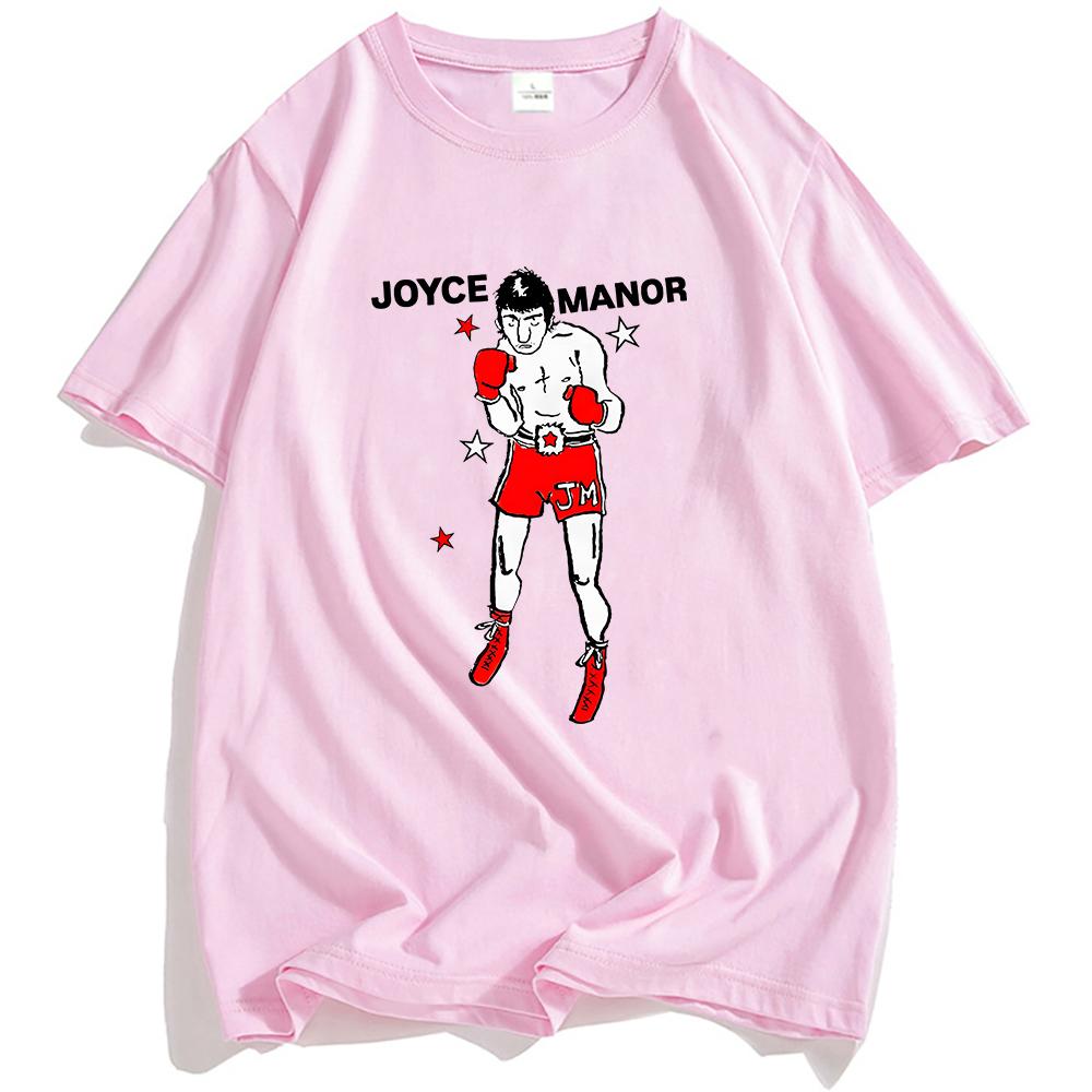 Boxer Printed Tshirts Group JOYCE MANOR Graphic T-shirt Short Sleeve Cotton T Shirt Unisex Clothing