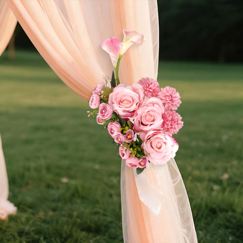 Artificial Rose Bouquet for Foreign Trade Brides, Wedding, Valentine's Day, Birthday, Cross-Border Hot-Selling Wedding Decorations,