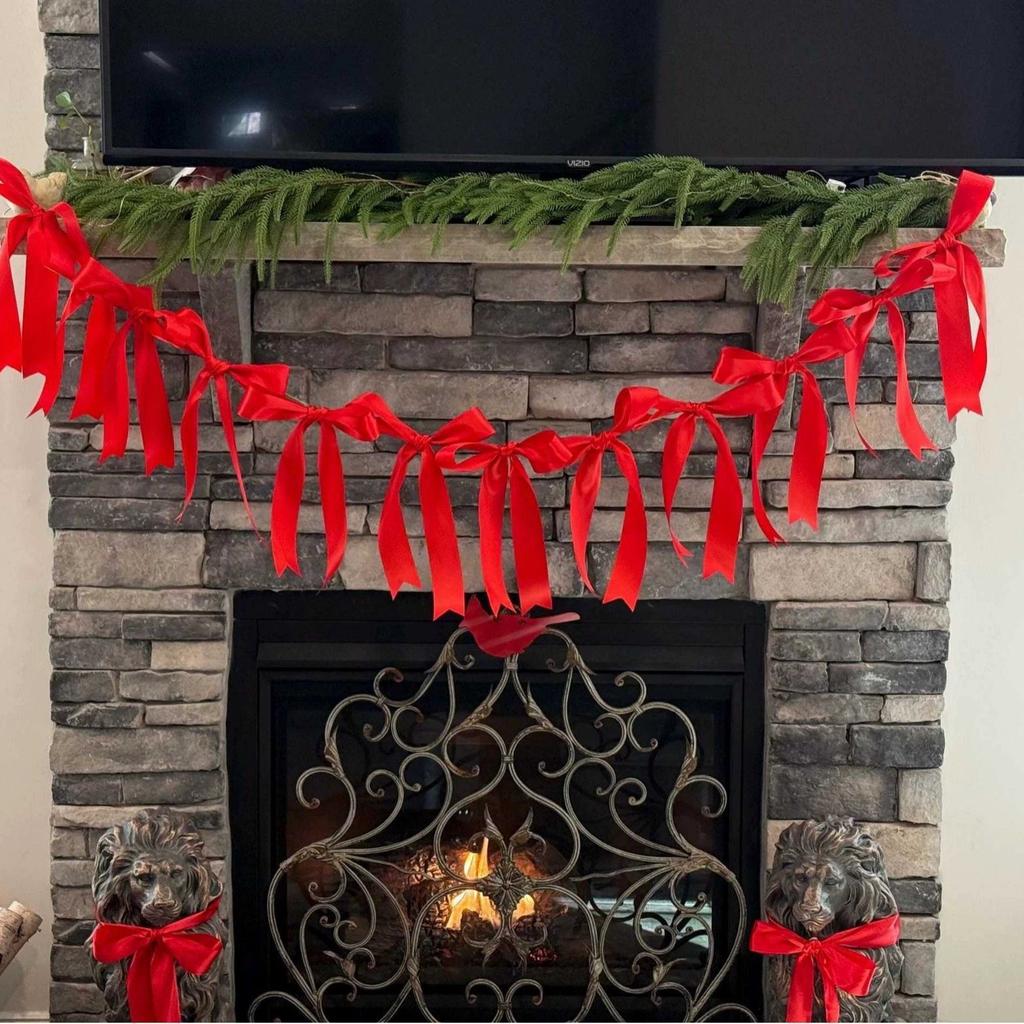 5 Stück Schleifengirlanden Deko für Junggesellinnenabschied Dekorationen Satinband Coquette Tisch Geburtstagsfeier Girlande Schleifdeko Banner Schleifengirlandenbanner