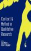 The Context and Method In Qualitative Research Book