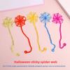 6Pcs Elastically Stretchable Sticky Spider Web Climbing Novelty Toys for Kids Birthday Party Favors Halloween Party Decorations